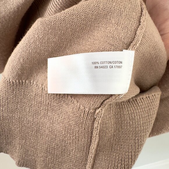 Old Navy Brown Lightweight Deep V-Neck Beaded Long Sleeve‎ Sweater - Picture 7 of 7